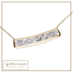 Collana Raggio di Sole targhetta | Gioielli De Nobili